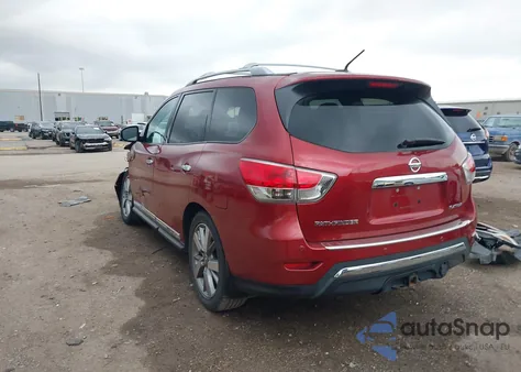 2014 Nissan Pathfinder Platinum from USA, damaged, VIN 5N1AR2MN2EC615825